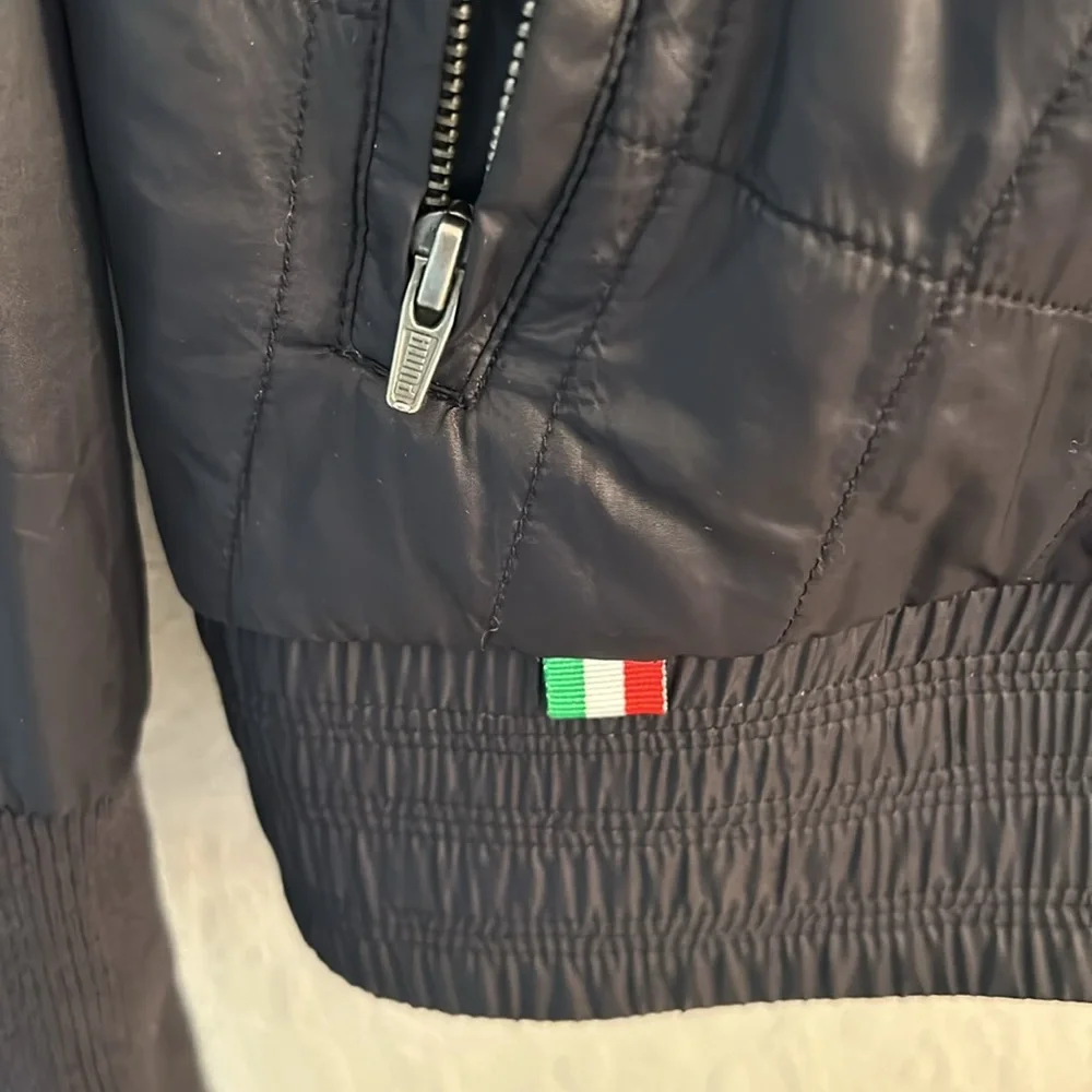 Authentic scuderia Ferrari black racer jacket puma women’s med - Picture 6 of 14